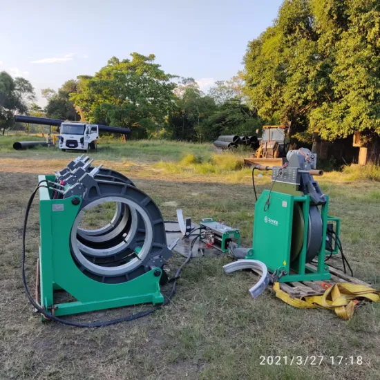 Saldatrice automatica per tubi in HDPE con fusione di testa idraulica, fino a 355 mm